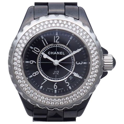 montre j12 chanel|Chanel j12 diamond bezel.